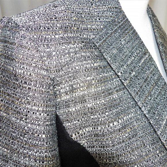 Maurices Silvery Stitched Blazer Jacket - Picture 5 of 7